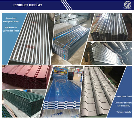 ASTM/AISI/SGCC/CGCC/TDC51DZM/TDC52DTS350GD Graad 0.1mm 0.2mm 0.3mm Dx52d PPGI gegolfde stalen dakpaneel met tolerantie ±1%