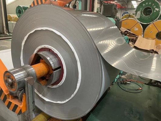 AISI ASTM 201 301 304 316 316 410 421 430 0,1-3,0 mm roestvrijstalen spoel voor de industrie