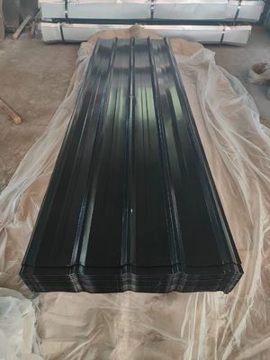 Brandbestendig bouwmateriaal Kleur gegalvaniseerd gegolfd plaat met warm gedompelde gegalvaniseerde techniek en hittebestendig dak