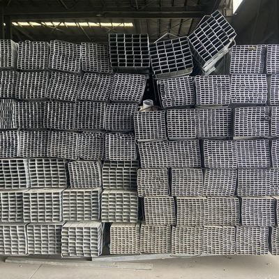 Skin Pass Ja MS ERW Hot dip gegalvaniseerd vierkant buis Hollow Iron Pipe Welded Black Galvanized Steel Pipe Tube