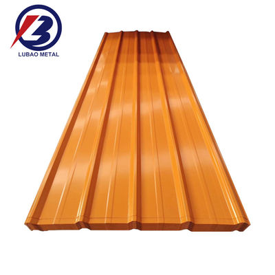 0.22*0.23/0.24/0.25mm PPGI gegalvaniseerd bekleed gegolfd dakplaat voor middel hard oppervlak bekleed staal