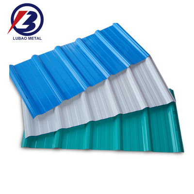 0.2/0.25/0.3/0.35mm Mid Hard PPGI dakplaat 900mm 1000mm Lengte 3601-3660mm voor bouwmaterialen