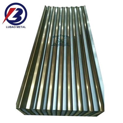 SPCC SGCC Z275 3003 Koud/warm gewalste gegalvaniseerde staalplaat gegolfde plaat met regelmatige spangel en 600-1500 mm breedte