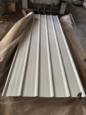Op maat gemaakte gegolfde dakplaat voor dakbouwmaterialen gecoate voorgeverfde gegalvaniseerde stalen plaat