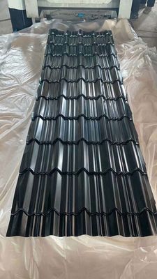 Prefab Huizen Dakbouwmaterialen PPGI Gekrompen gegalvaniseerd ijzer zink metaalplaat met zink aluminium coating