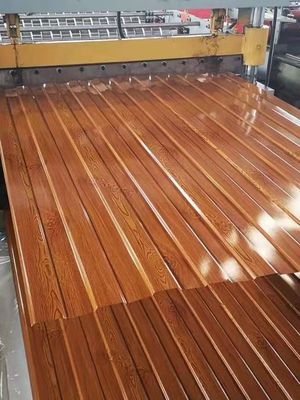 Prefab Huizen Dakbouwmaterialen PPGI Gekrompen gegalvaniseerd ijzer zink metaalplaat met zink aluminium coating