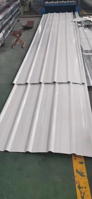 Snijplaten op maat professionele kleur gecoate gegolfde dakplaat gegalvaniseerd staalplaten regelmatig spangle type