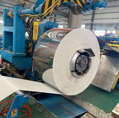 Koudgewalste roestvrijstalen spoel 430 316L 304L 316 316L 409 met een verpakkingsgewicht van 2-6 ton en aanpasbare oppervlakteopties