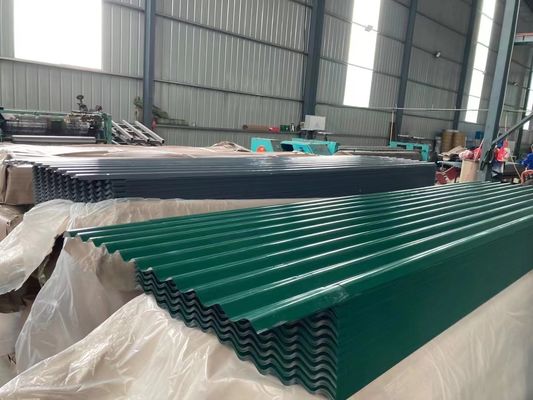 SGCC PPGI Gecoate voorgeverfde gegalvaniseerde staalplaat voor de bouw Buigservice Custom gegolfde dakplaat