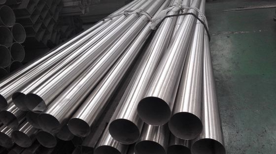 3 mm dik 150 mm OD industriële roestvrijstalen buis 5 m rechte lengte haarlijn Oppervlakte hoge sterkte 316 geolied of niet geolied Niet geolied