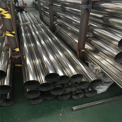 3 mm dik 150 mm OD industriële roestvrijstalen buis 5 m rechte lengte haarlijn Oppervlakte hoge sterkte 316 geolied of niet geolied Niet geolied