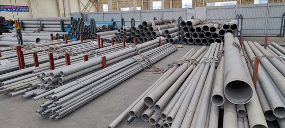 3 mm dik 150 mm OD industriële roestvrijstalen buis 5 m rechte lengte haarlijn Oppervlakte hoge sterkte 316 geolied of niet geolied Niet geolied