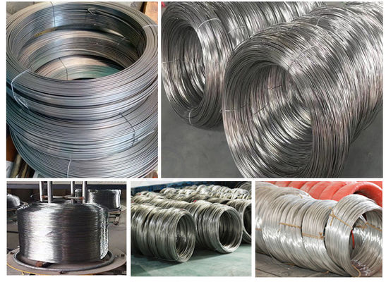 Aanpassing 304 304L 316 316L Bright Finish High Tensile Strength Roastless Steel Wire Rods met No.1 Surface Finish