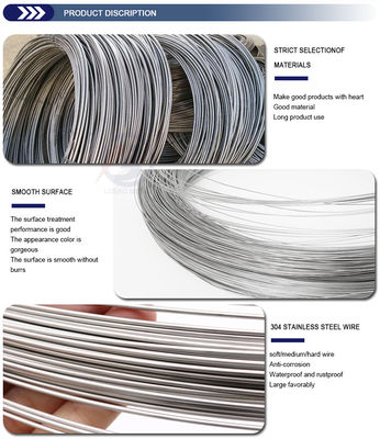 Aanpassing 304 304L 316 316L Bright Finish High Tensile Strength Roastless Steel Wire Rods met No.1 Surface Finish