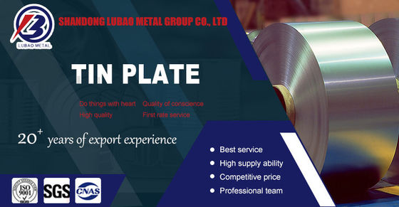Handel AISI T3 T4 Tin Plated Sheet Coil met ±1% Tolerantie Helder oppervlak en aangepaste dikte