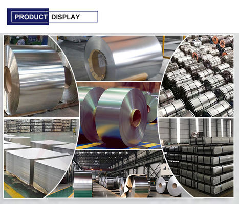 Handel AISI T3 T4 Tin Plated Sheet Coil met ±1% Tolerantie Helder oppervlak en aangepaste dikte