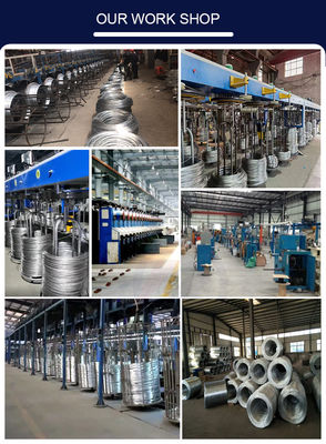 Hoogkoolstofstaal SAE1040 SAE1045 1,0 mm 2,0 mm warmgegalvaniseerde staaldraad betrouwbaar en betaalbaar voor de bouw