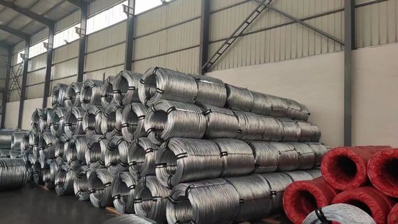 Bouwmaterialen gegalvaniseerde zink GI draad met een heldere afwerking 4,0 mm dik en hoge sterkte