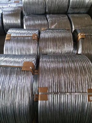 Bouwmaterialen gegalvaniseerde zink GI draad met een heldere afwerking 4,0 mm dik en hoge sterkte