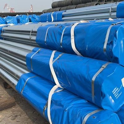 Niet-gelegeerd zink275 Metalen bouwmaterialen gegalvaniseerde buizen aangepaste gelaste stalen buizen voor de bouw geolied niet-gelegeerd