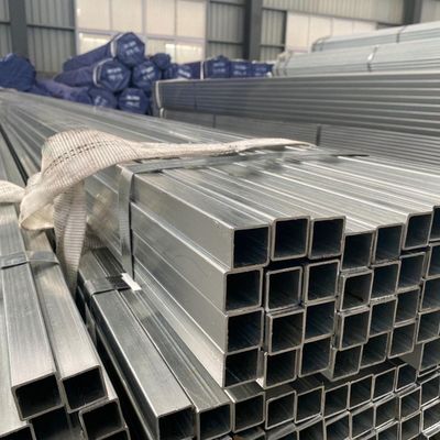 4x4 inch zware voorgegalvaniseerde vierkante stalen buizen staal 0.7mm zinklaag voor industriële vloeistofbuis
