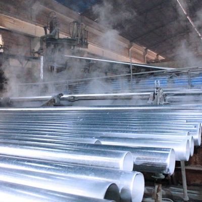 Structurele installaties 3 inch OD Hot Dip Galvanized Round Pipes met 1,2-20 mm dikke coating