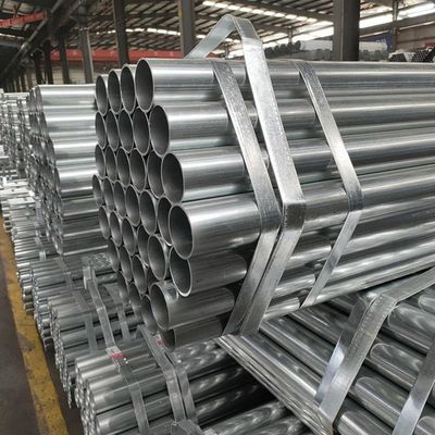 Dikwandpijpen gegalvaniseerde pijpen voor de bouw Op maat gemaakte gelaste stalen pijpen Corrosiebestendige bouwmaterialen