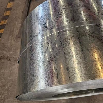 Z30-275g Big Spangle gegalvaniseerde stalen spoelen 0.12mm-4.0mm aangepaste dikte ijzeren plaat in rollen / spoel Tolerantie ±1%