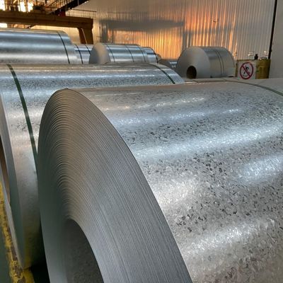 Z30-275g Big Spangle gegalvaniseerde stalen spoelen 0.12mm-4.0mm aangepaste dikte ijzeren plaat in rollen / spoel Tolerantie ±1%
