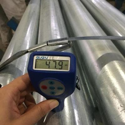 Vervoer van olie- en gasrivieren warm gedompelde gegalvaniseerde buis met op maat gemaakte gelaste staalconstructie en factuur