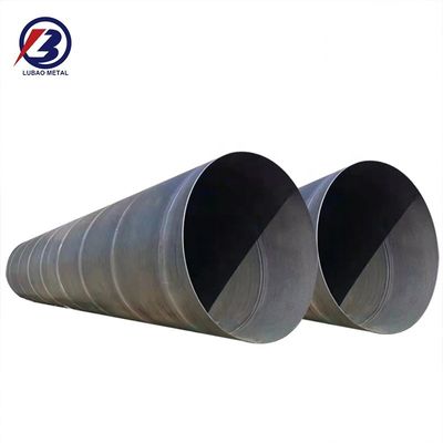 Vloeistofpijpen en pijpleiding met plastic pijpleidingkap Eindbeschermer API 5L x42-80 SSAW Spiraalgeweld staalpijpen