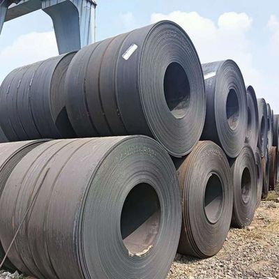 Warmgewalste koolstofstaal spoel Q195/Q235/Q235b/Q345/A36/SS400 1,2 mm 1,5 mm 1,1 mm tot 12 mm ST37 met afrolverwerking