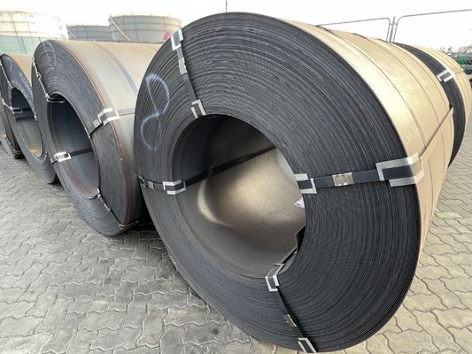 JIS-standaardtechniek Warmgewalste ASTM A36 Q235B koolstofstaal spoelen 3-20 mm dik voor ideale constructie