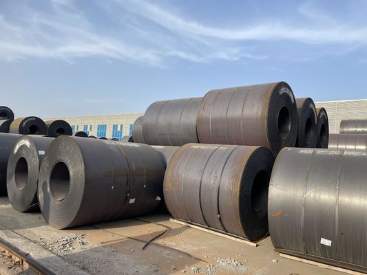 Dikte 3-200mm ST52 A36 S235 Q235B Zwarte koolstofstaal spoel HR spoelen voor buisbreedte 600-2000mm