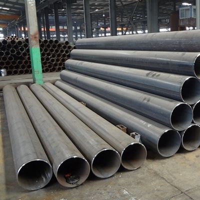 2.0-6.0 mm Wanddikte Uitlaat ASTM A36 Q345 Q235B Recht naad gesweisde stalen buizen voor het vervoer van olie en gas