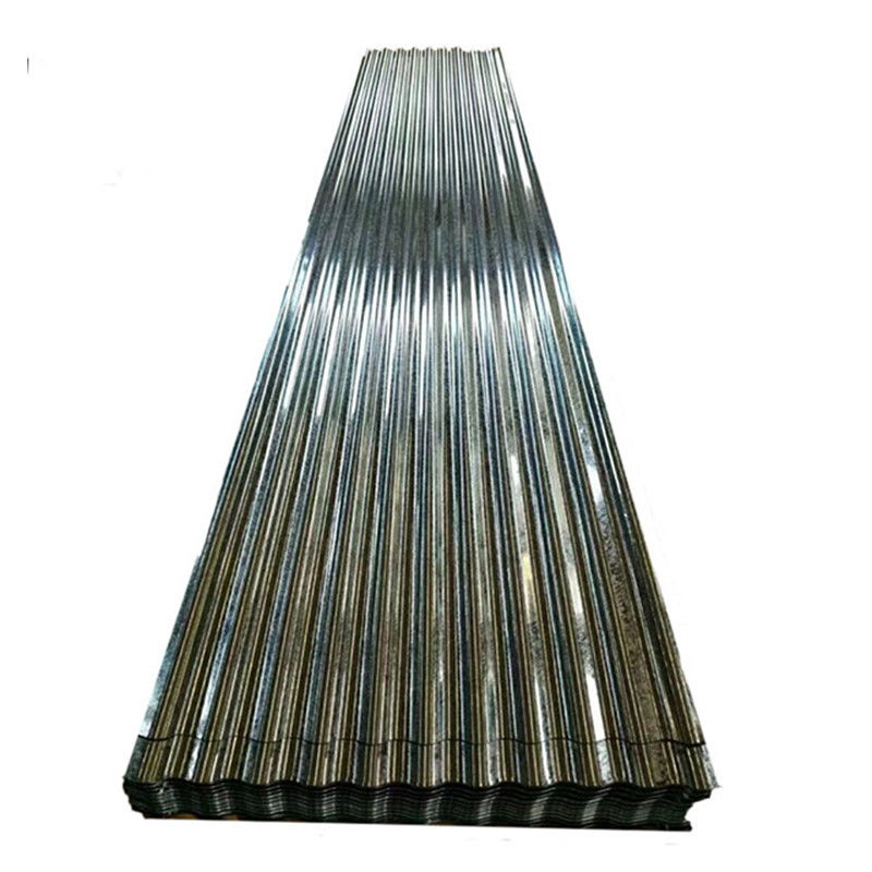 Dakbedekking 4x8 gegalvaniseerd gegolfd plaat DX51D kwaliteit warm gedompeld BWG 28 Gauge Metal GI dakbedekking met volle hardheid