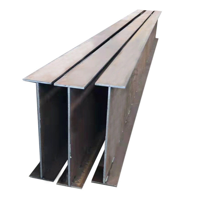 Structurele koolstofstaal H-balk met gegalvaniseerd zwart oppervlak en flensdikte 8 mm 64 mm