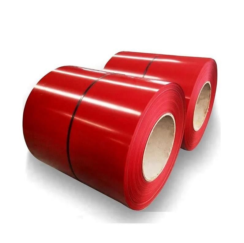 SGCC/DX51D Klasse RAL6018 RAL6032 Kleur Anti-Vingerafdruk PPGI Voorgeverfde galvalumstaal spoel met en aangepaste kleuren