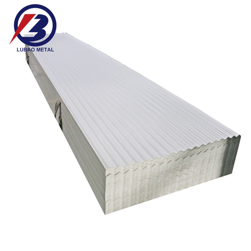 Gegalvaniseerde dakplaat Breedte 750 mm-1050 mm Gecoat in kleur Geverfd PPGI voor dakmateriaal Plaat