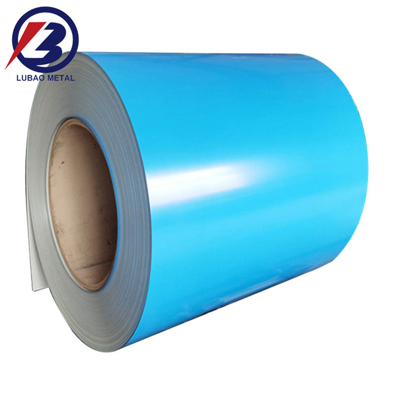 Op maat gemaakte L-gecoate stalen spoel in PPGL PPGI spoel voor AZ61-AZ80 coating in DX51D kleurgecoate gegalvaniseerd staal