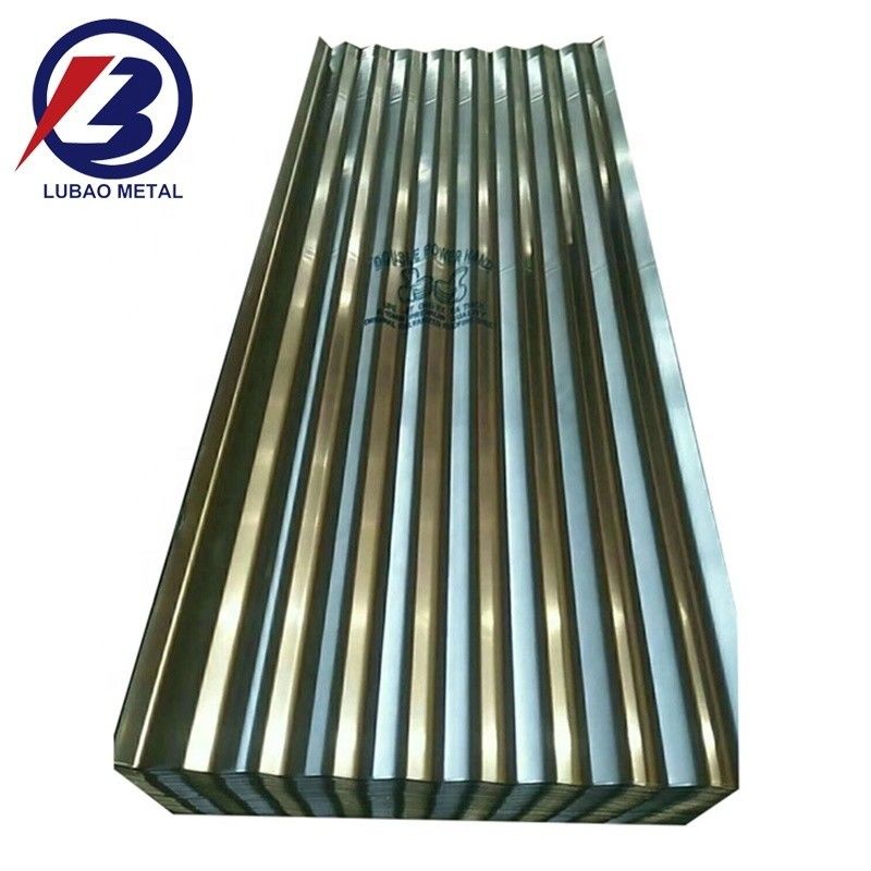 Zink dakplaat gegalvaniseerd ijzer gegolfde platen GI dakplaat professionele grote voorraad coating Z41-Z60 Tolerantie ±1%