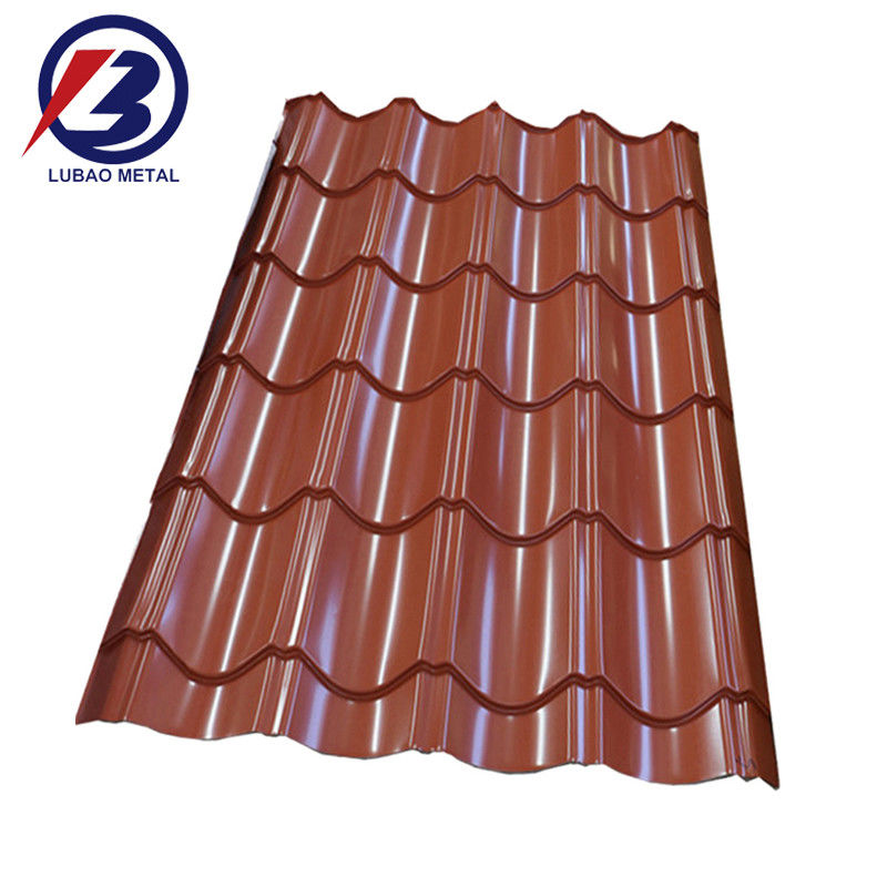 Prefab Huizen Dakbouwmaterialen PPGI Gekrompen gegalvaniseerd ijzer zink metaalplaat met zink aluminium coating