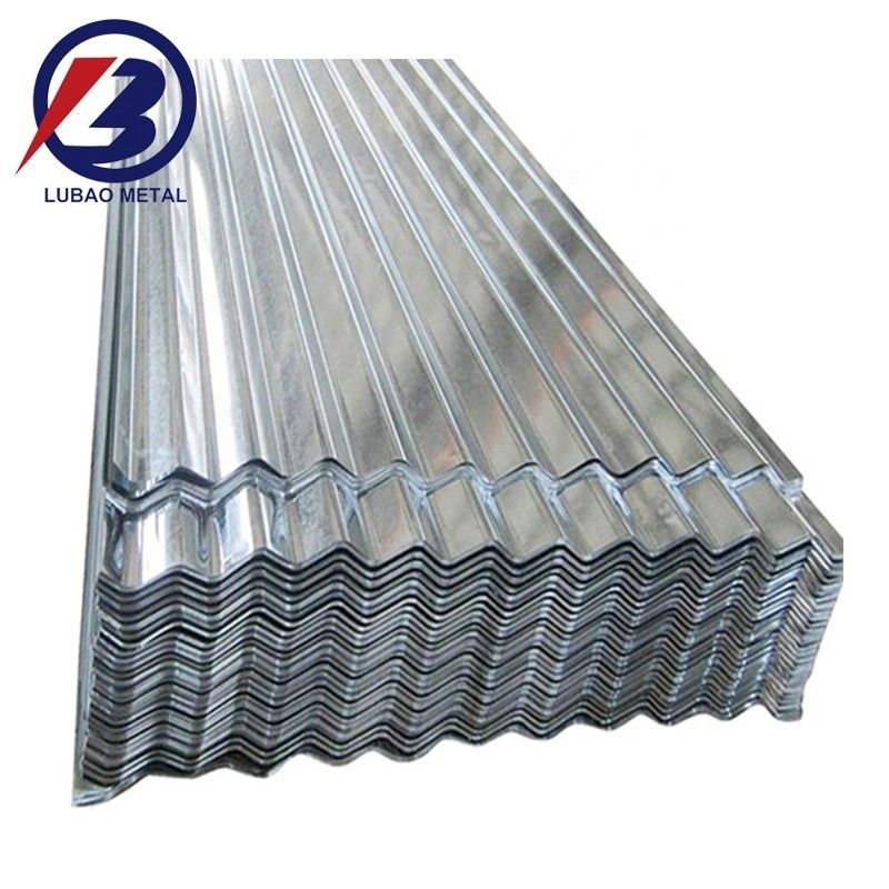 0.1-1mm Dikte DX51D GI Gekrompen dakplaten gegalvaniseerde gegalvaniseerde zink dakplaten voor perforatie verwerking service
