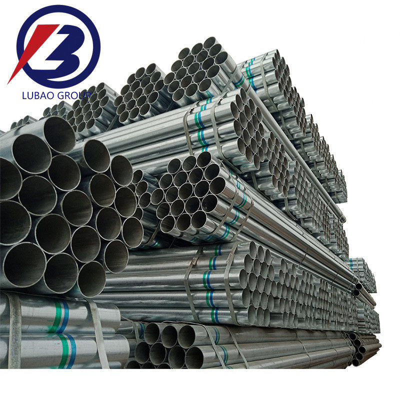Gegalvaniseerde staalpijp Zink 80g 6/12 meter Standaardlengte voor kasframe Constructiemateriaal EMT-pijp
