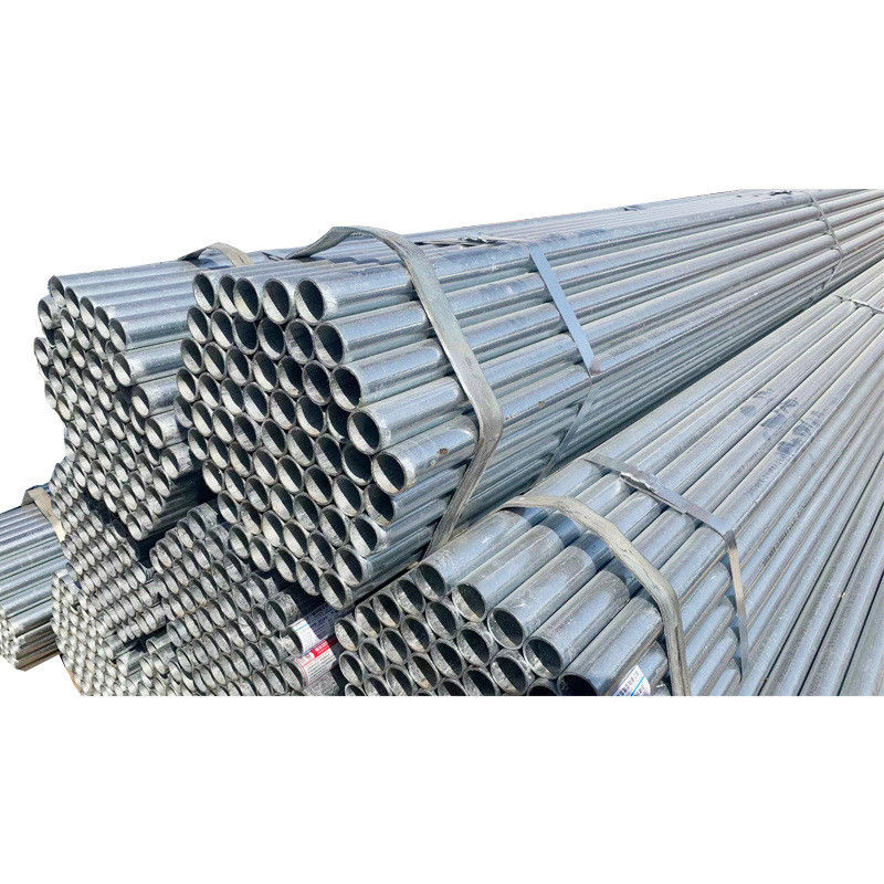 Aanpasbare Q235 Q345 voorgegalvaniseerde staalpijp met een lengte van 6,4 M en een buitendiameter van 26,9 310 mm