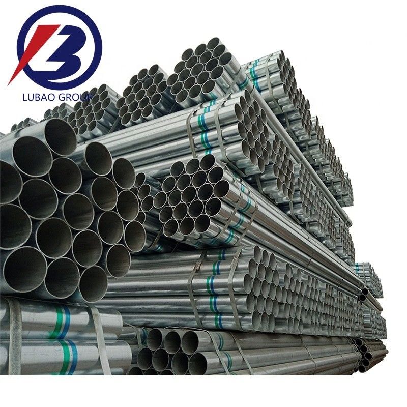 Tolerantie ± 1% gegalvaniseerde staalbuis Zink 80 g 6/12 meter Standaardlengte voor kasframe en bouwmateriaal