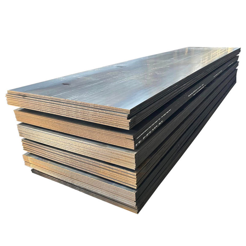 ASTM-standaard Q345 Ss400 A36 Staalplaat 5mm 6mm 9mm hrc Ms warmgewalste koolstof zachte staalplaat voor sterkte toepassingen